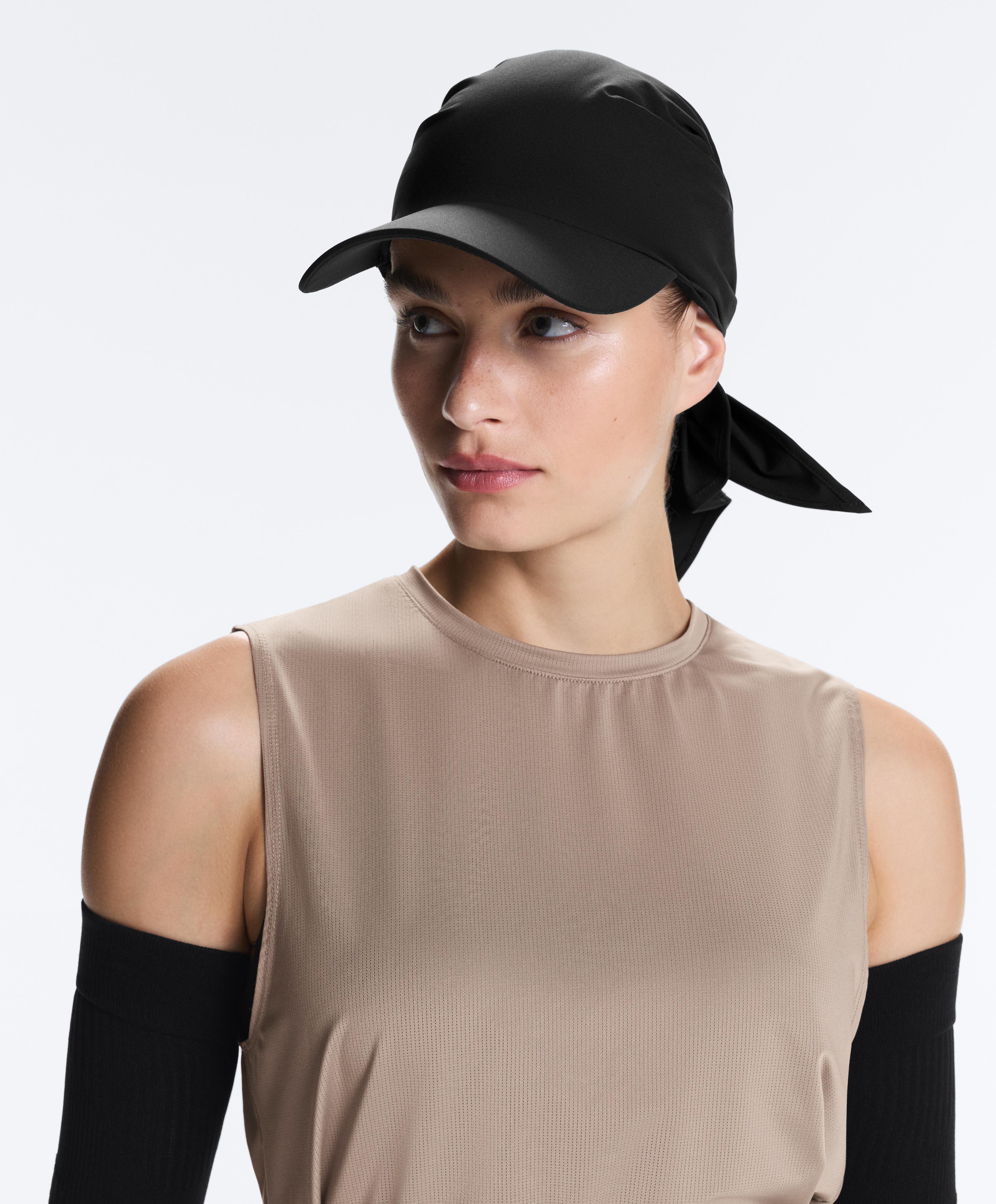 Lightweight knotted visor — BLACK