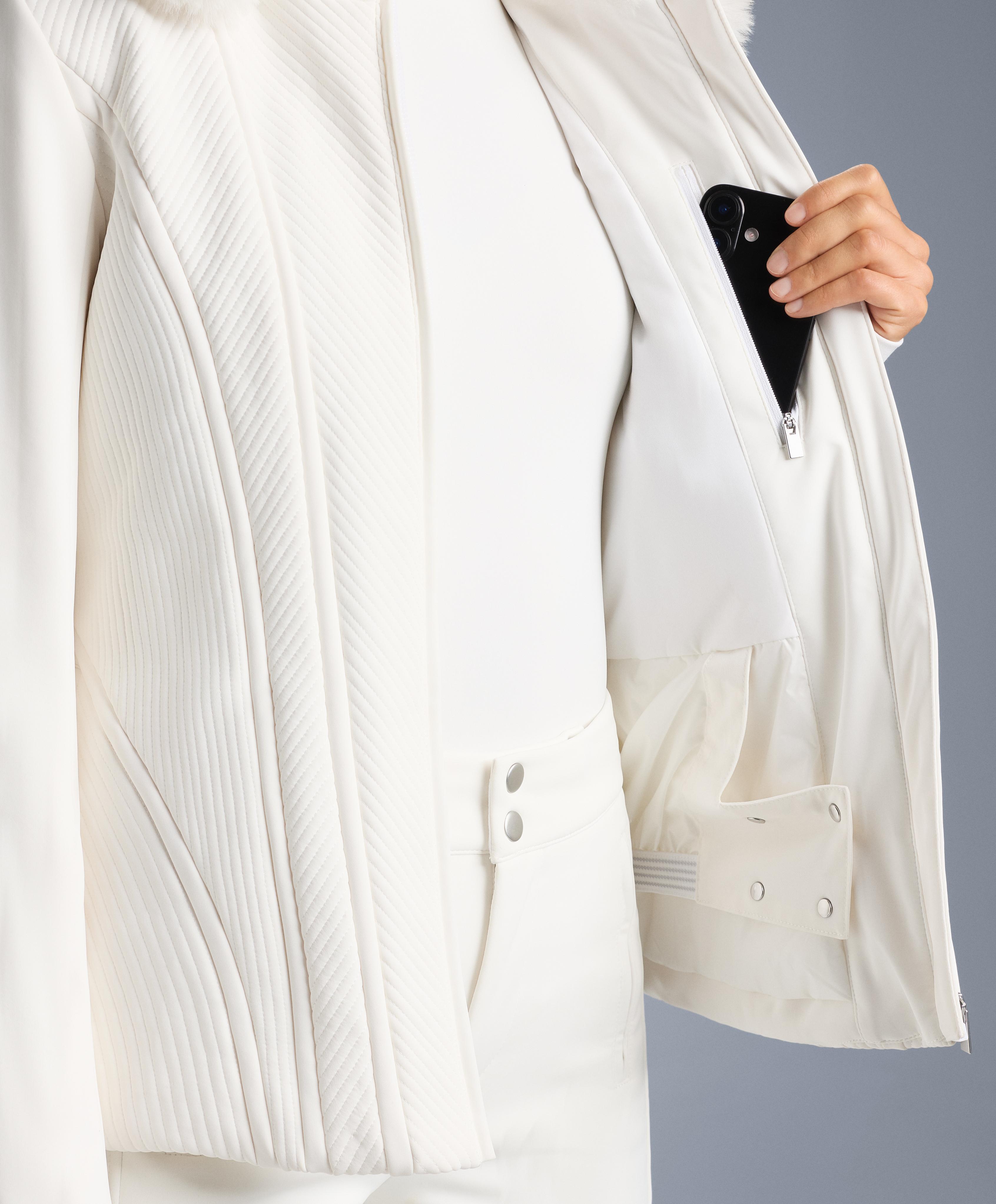 Primaloft® SKI water-resistant super-fitted jacket — WHITE