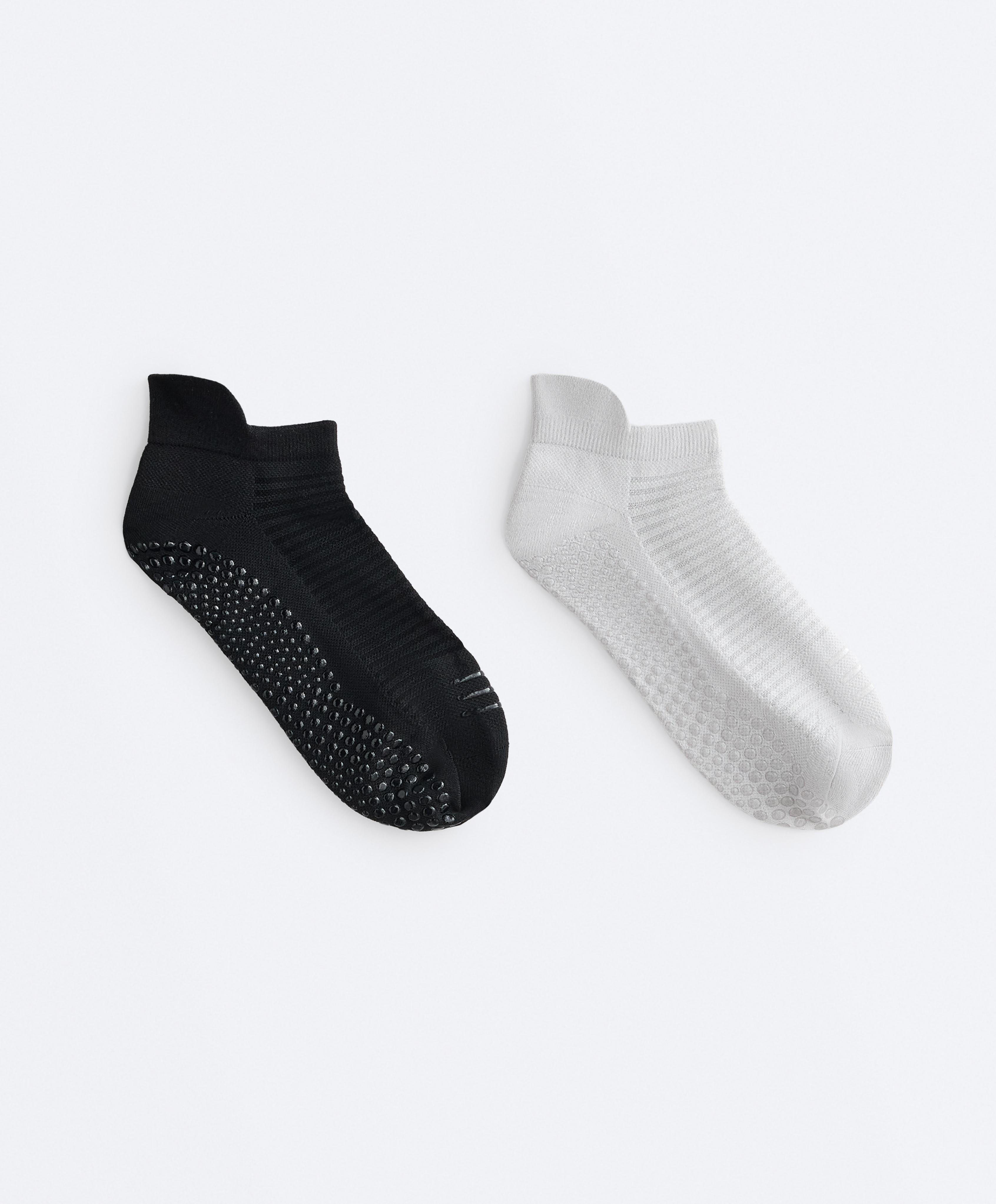 2 pairs of polyamide blend yoga and Pilates sneaker socks 2 pairs of polyamide blend yoga and Pilates sneaker socks