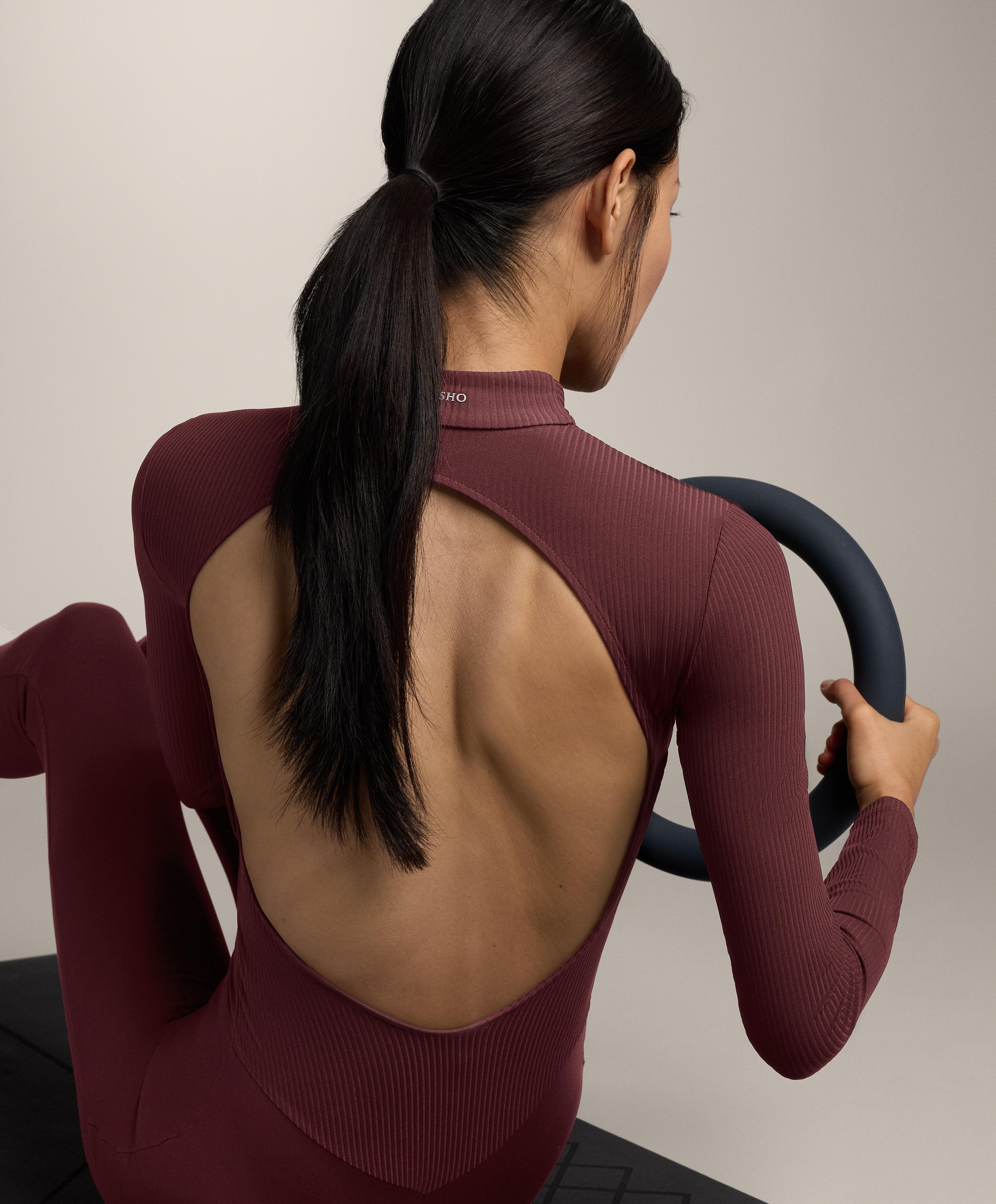 Comfortlux long sleeve crossover long jumpsuit - Sale