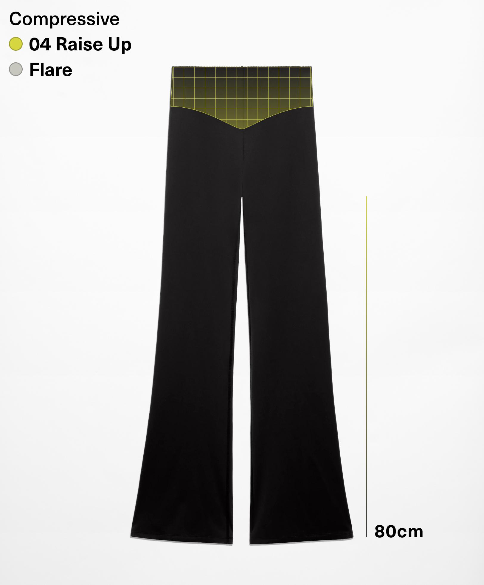 Pantalón flare compressive raise up