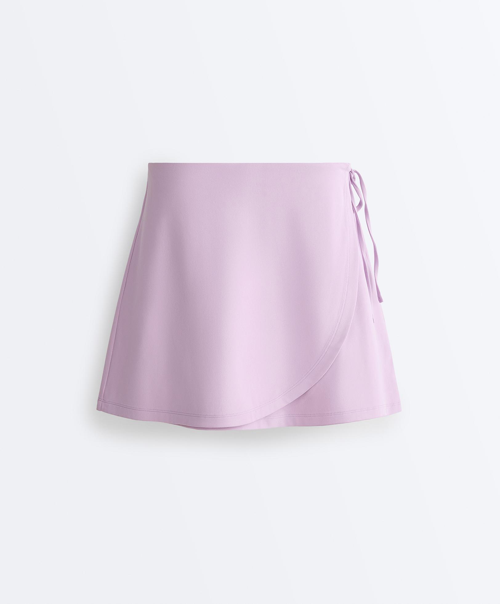 Comfortlux wrap skirt — LILAC
