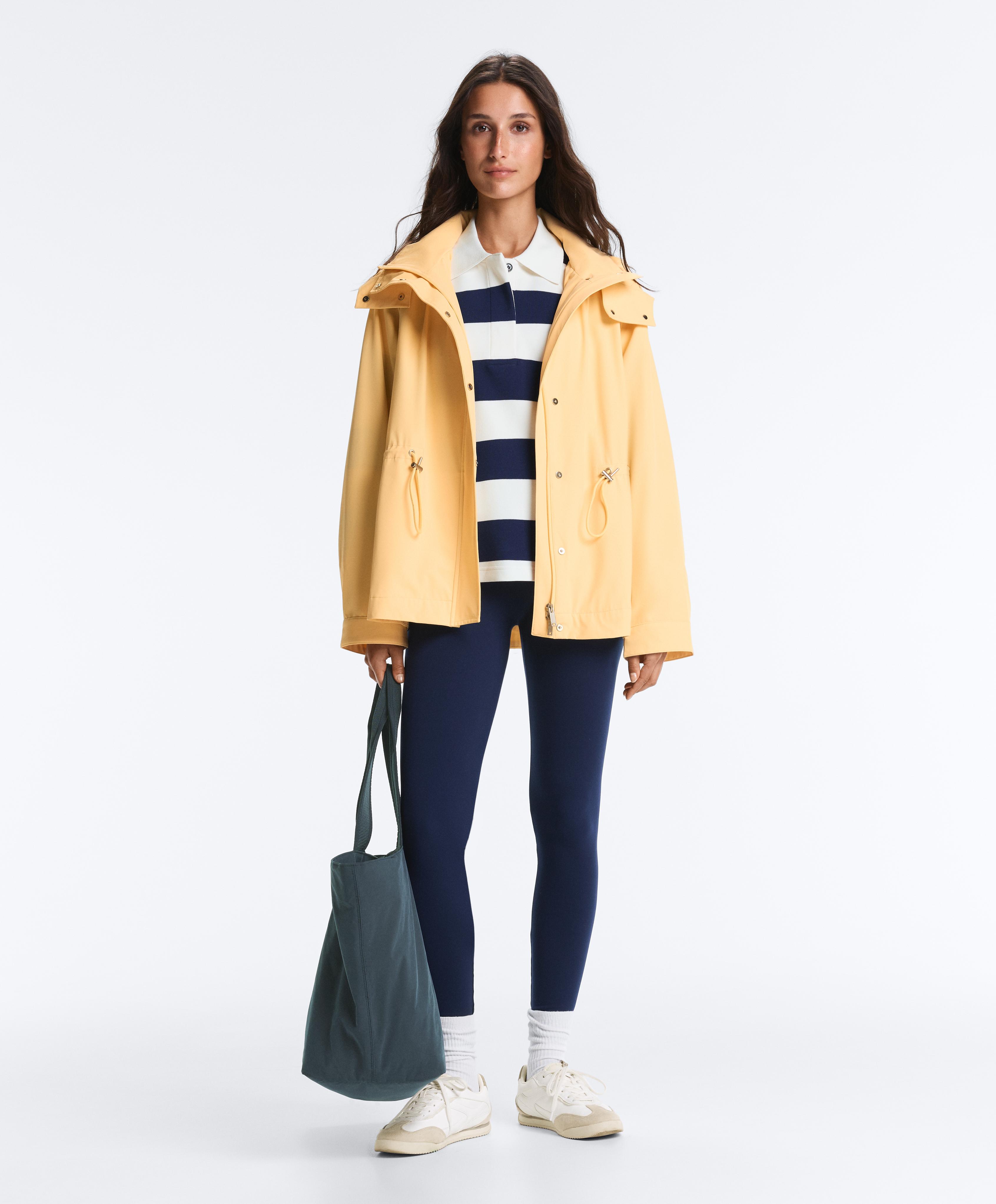 Extra lightweight 10k waterproof jacket — PALE YELLOW