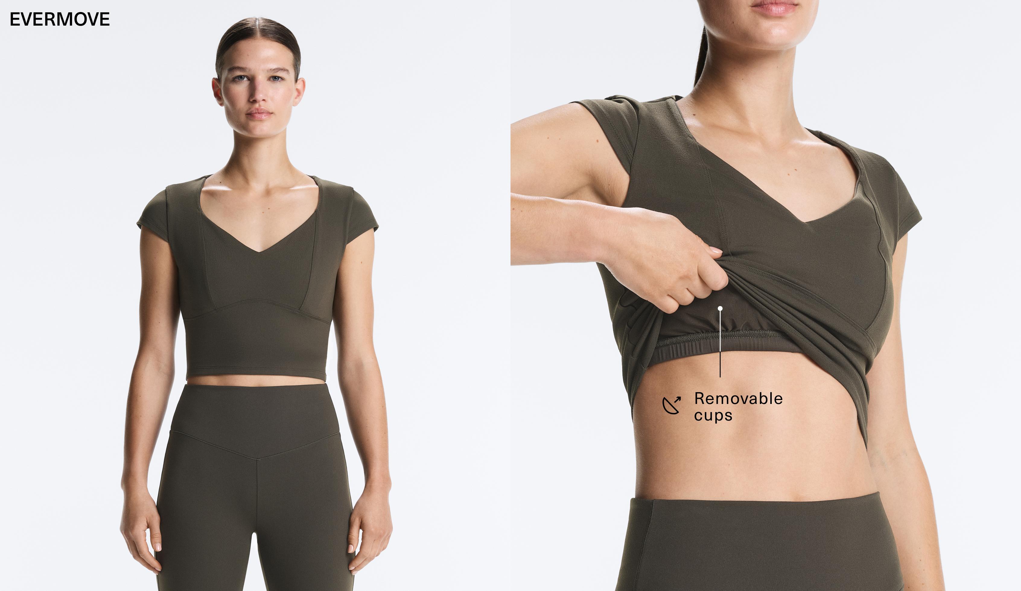 Tank top Evermove korta ärmar Tank top Evermove korta ärmar