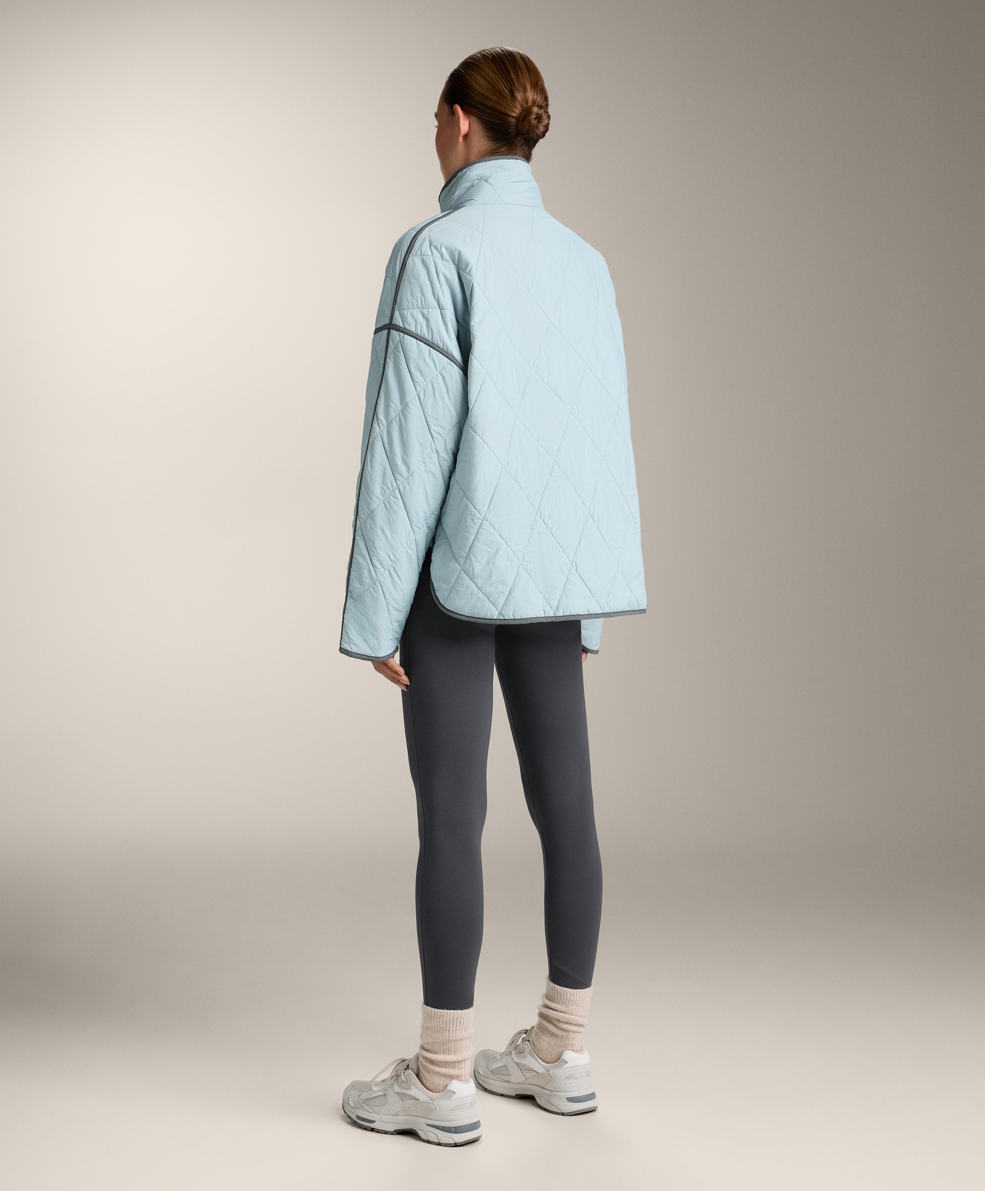 Water-repellent FELLEX® AEROGEL padded jacket — DUSTY-BLUE