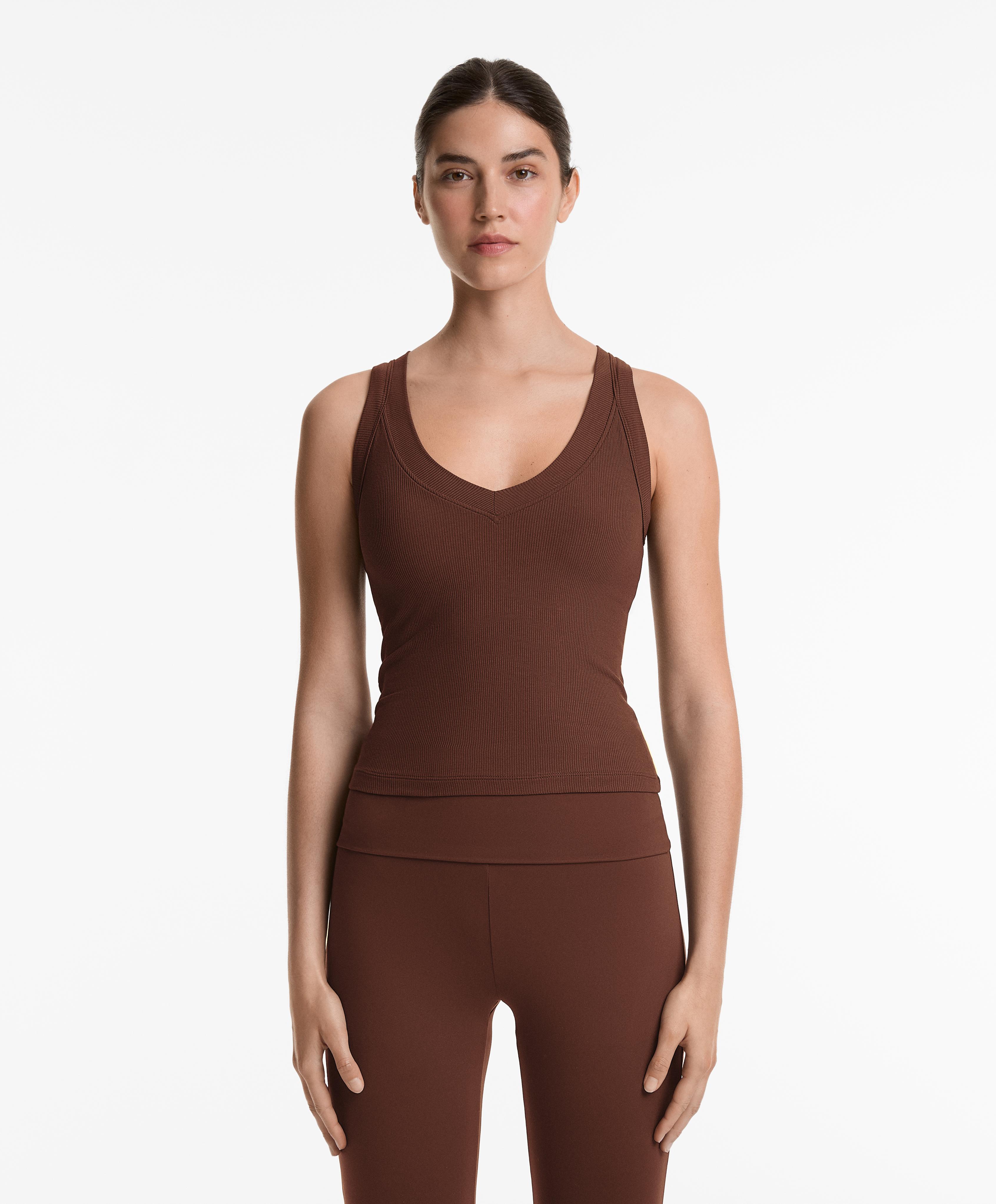 Rib modal blend tank top