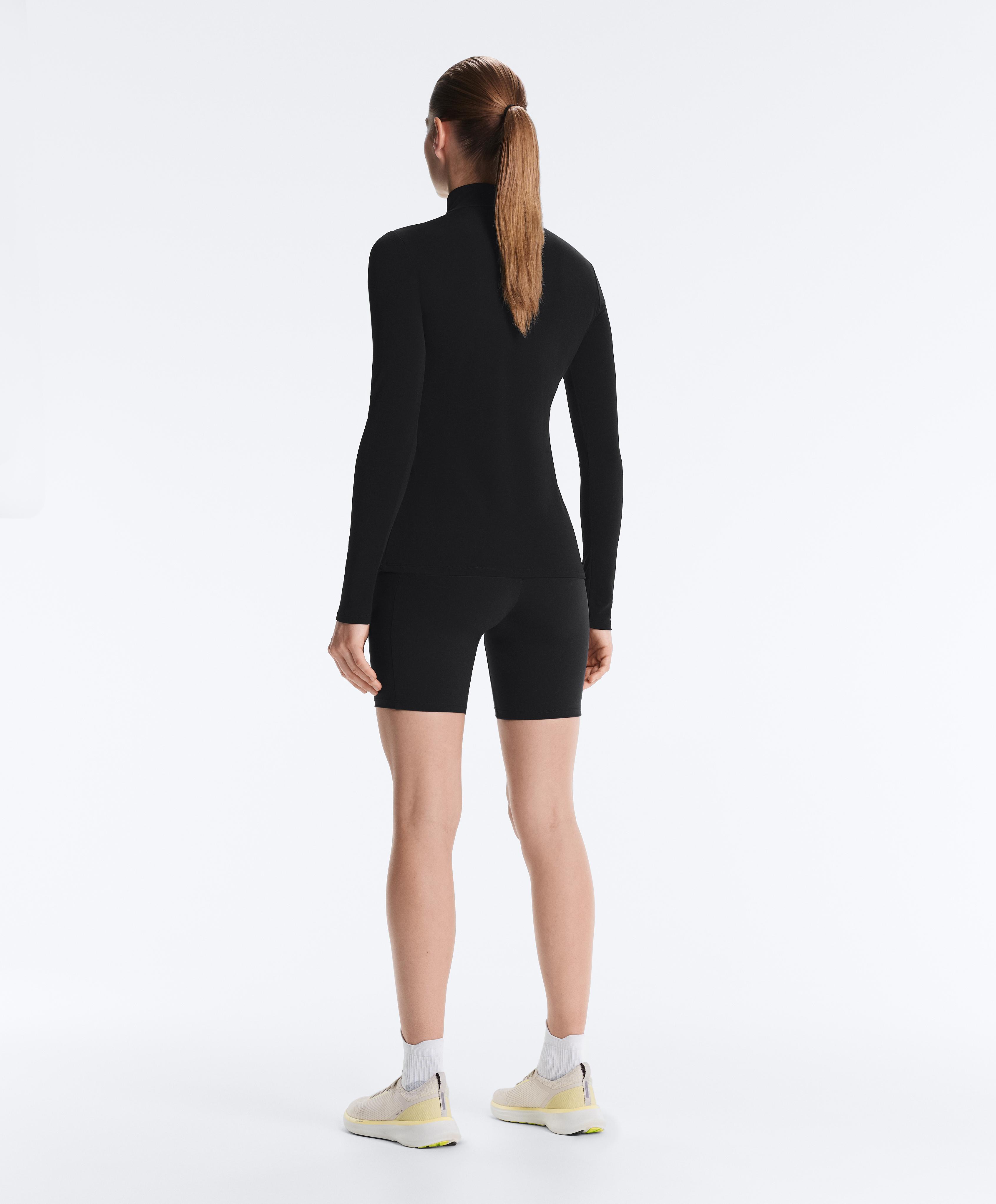 Long sleeve thermal base layer T-shirt — BLACK