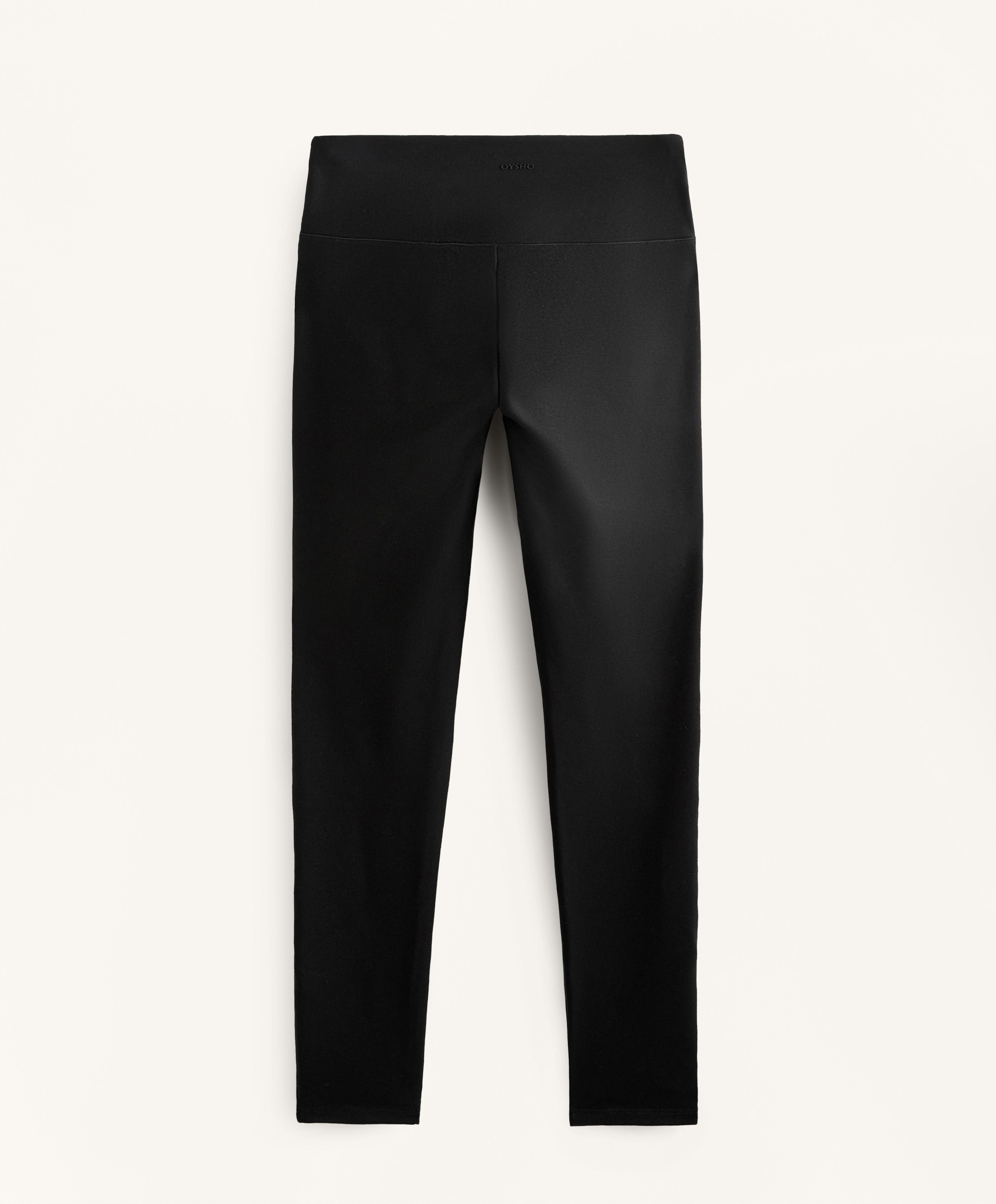 65cm polyamide ankle-length leggings with cottony handfeel