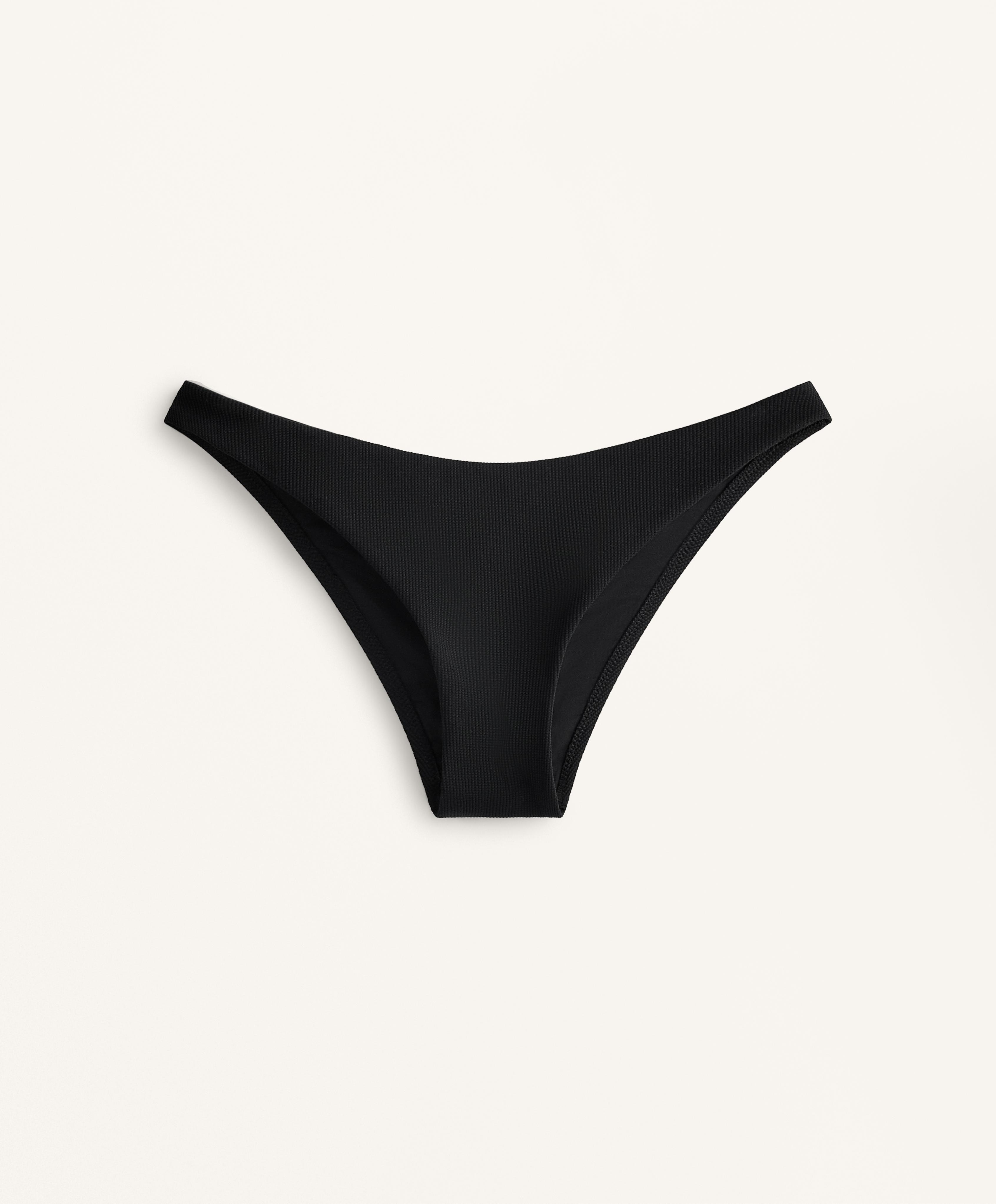 U-cut piqué medium-coverage bikini bottoms