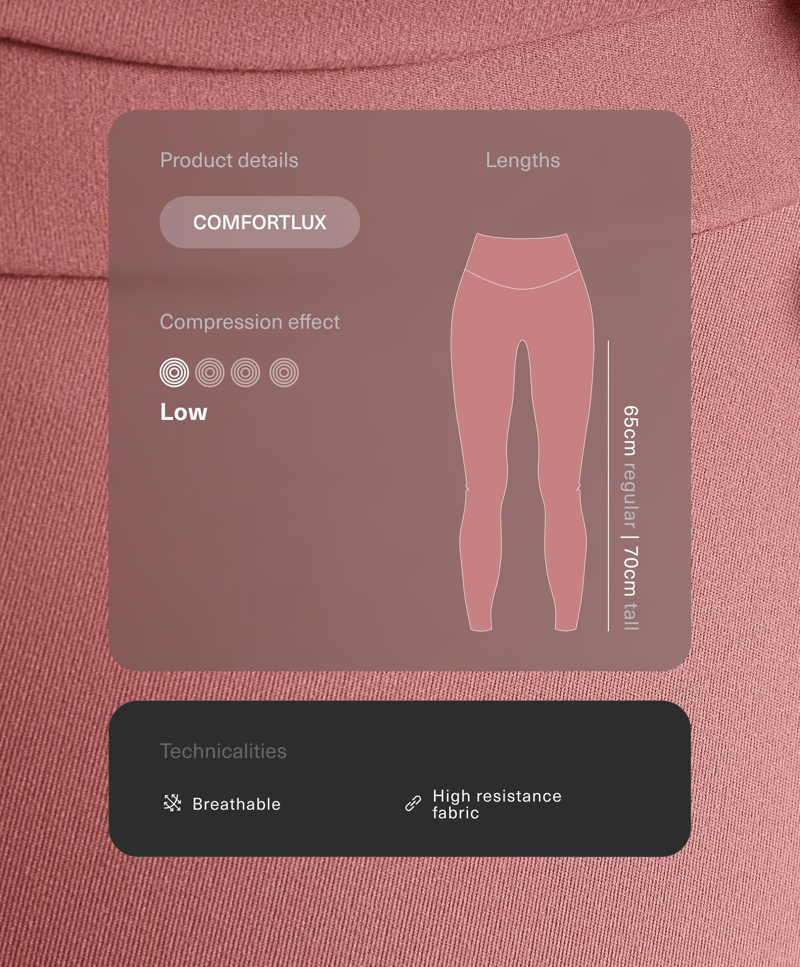 Comfortlux high-rise ankle-length leggings