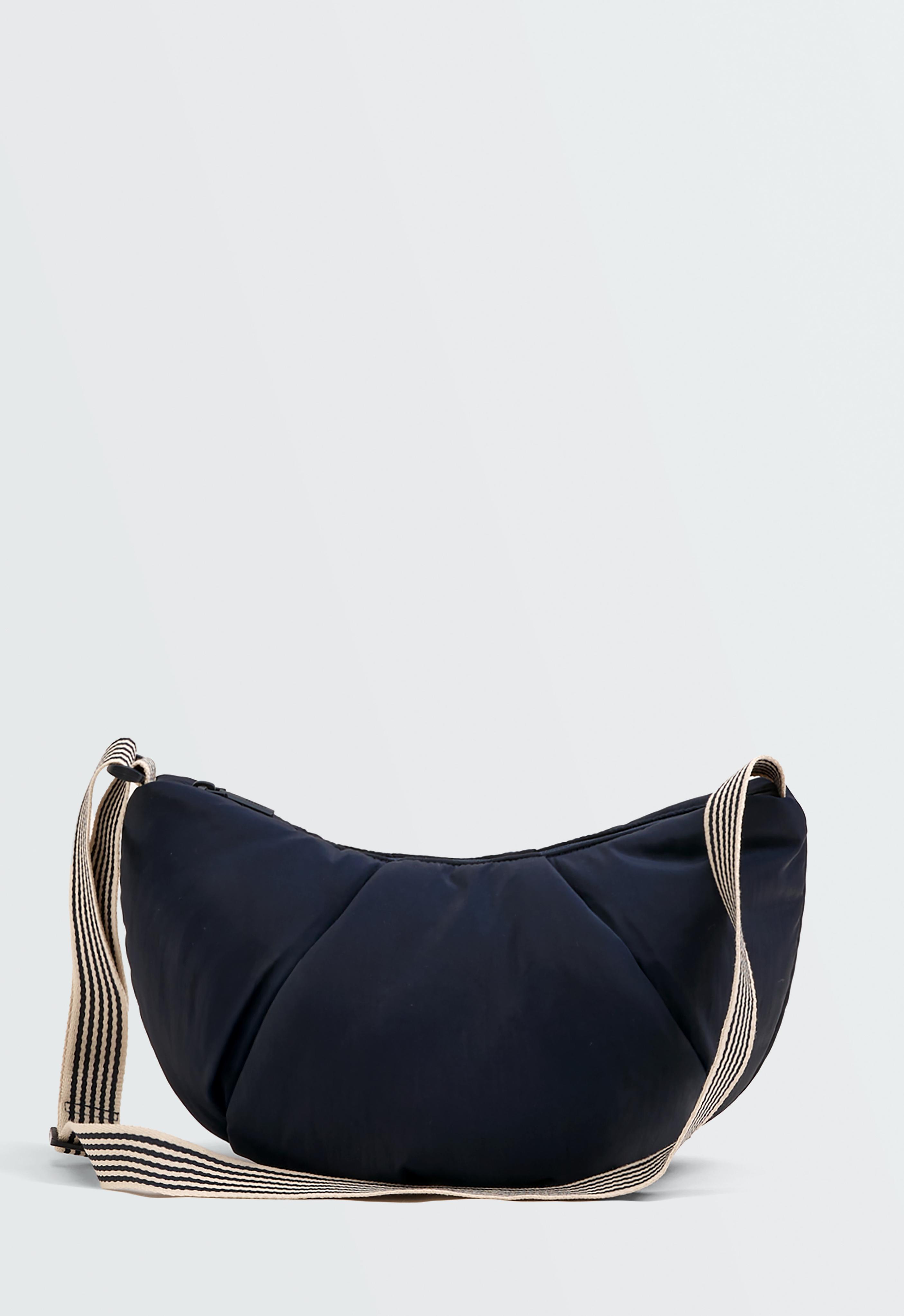 Quilted crossbody bag — NAVY BLUE
