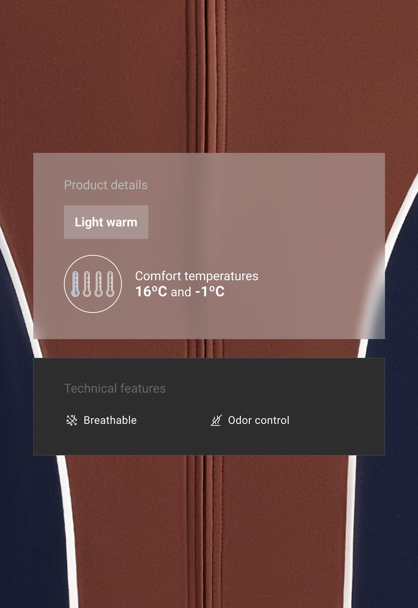 Light warm colour-block technical jacket Light warm colour-block technical jacket
