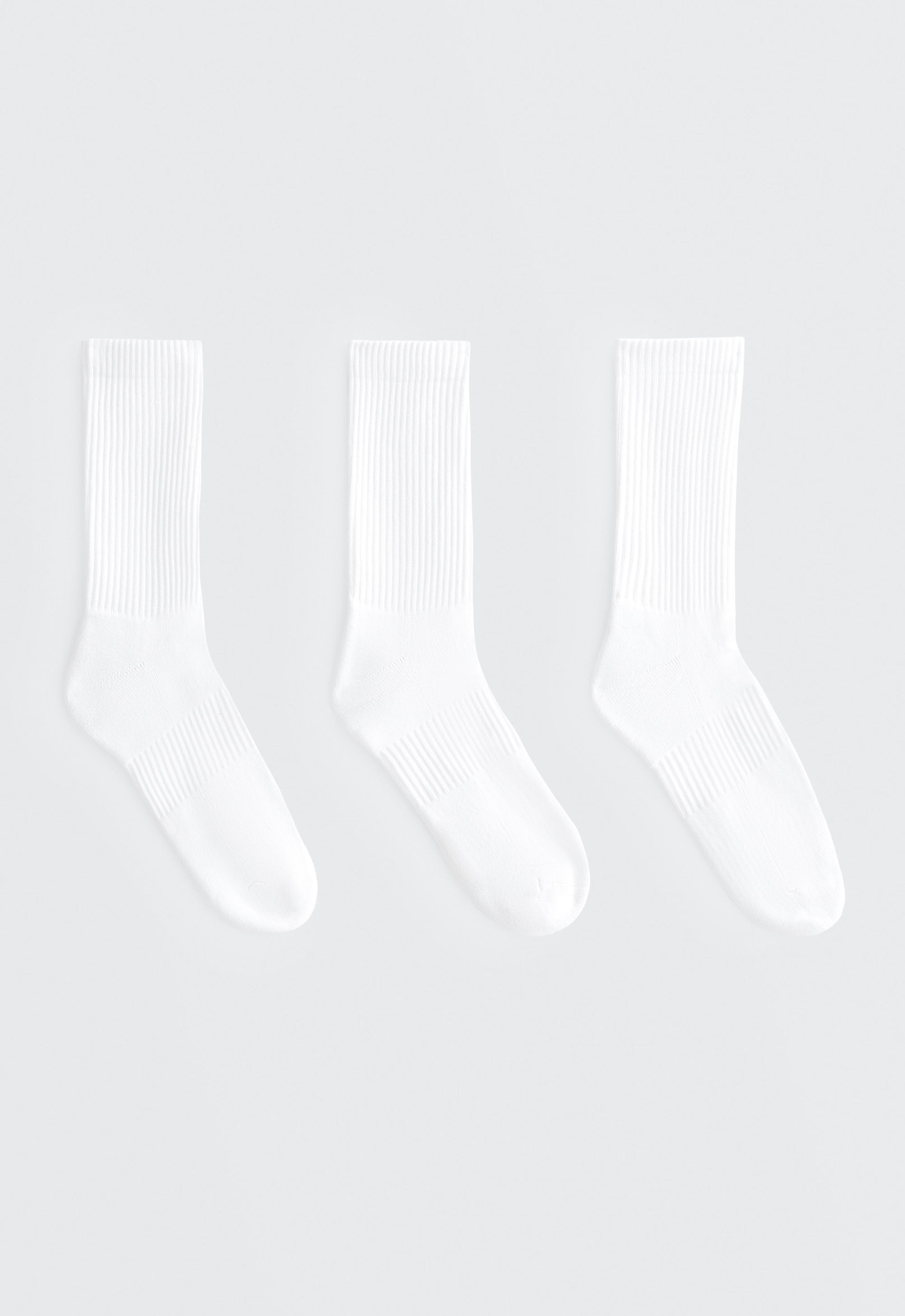 3-Pack Cotton-Blend Classic Sports Socks