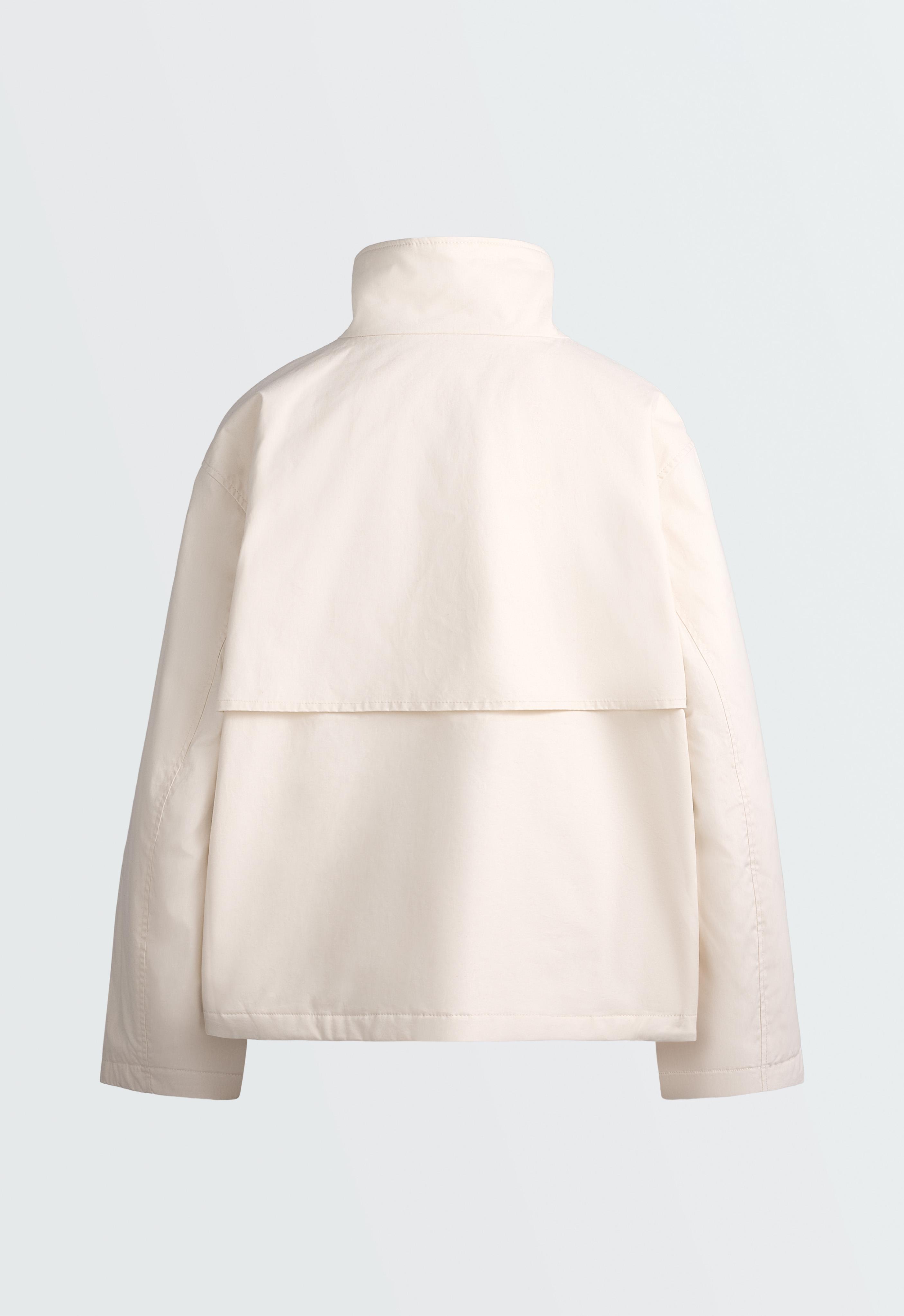 FELLEX® AEROGEL padded canvas jacket — ECRU
