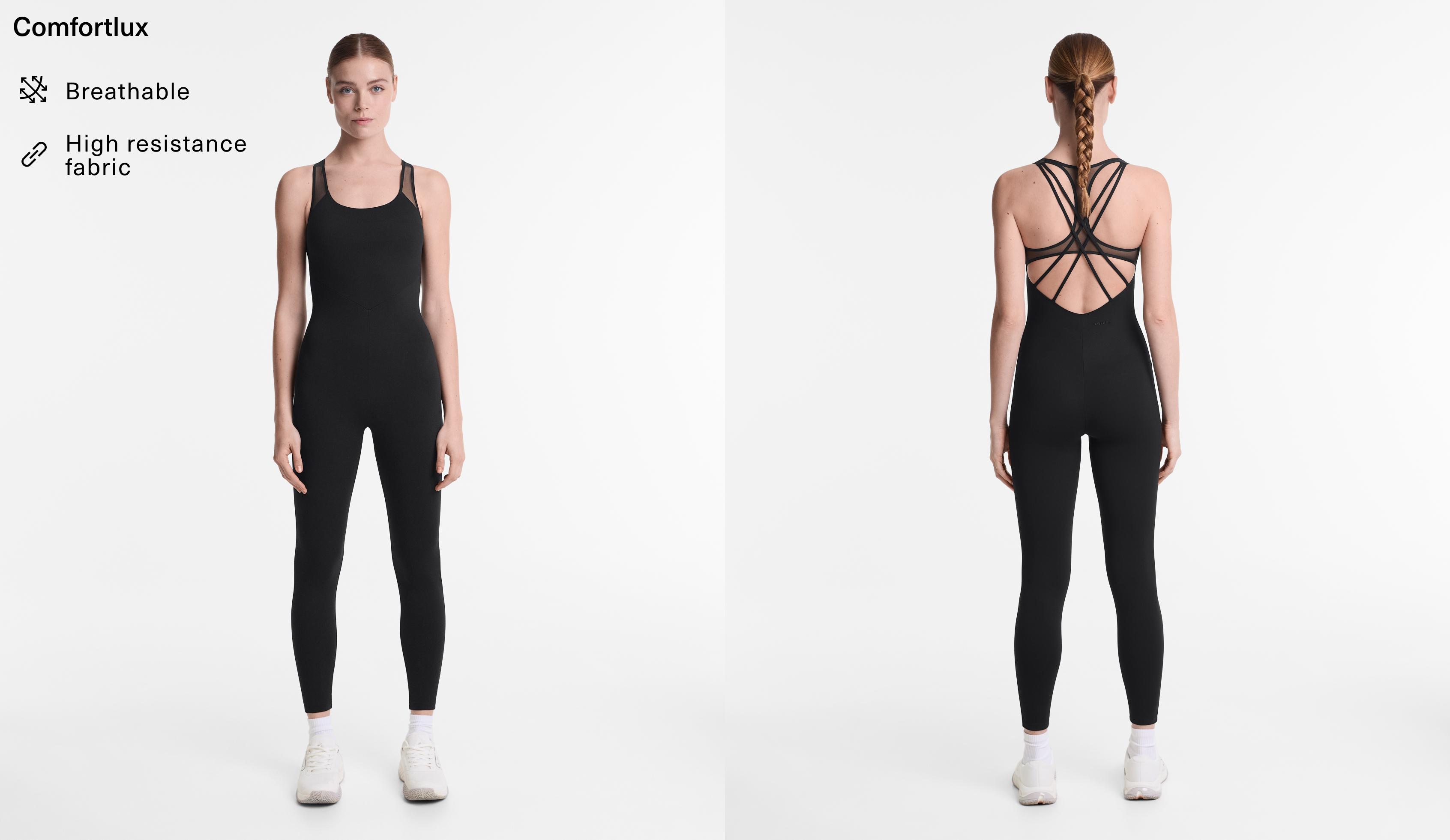 Comfortlux mesh jumpsuit