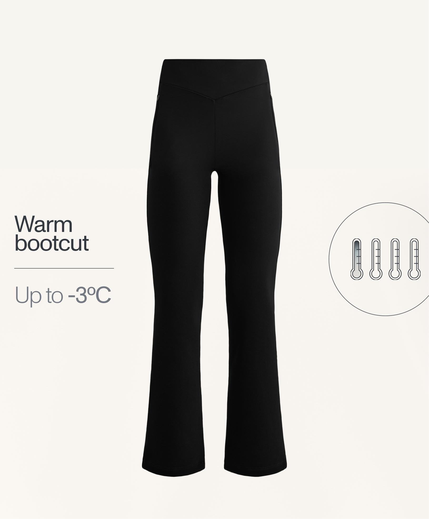 High-rise warm straight-leg trousers High-rise warm straight-leg trousers