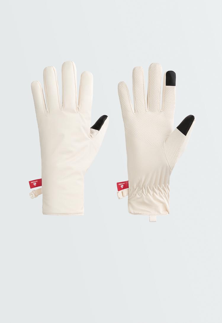 Primaloft® padded gloves — ECRU