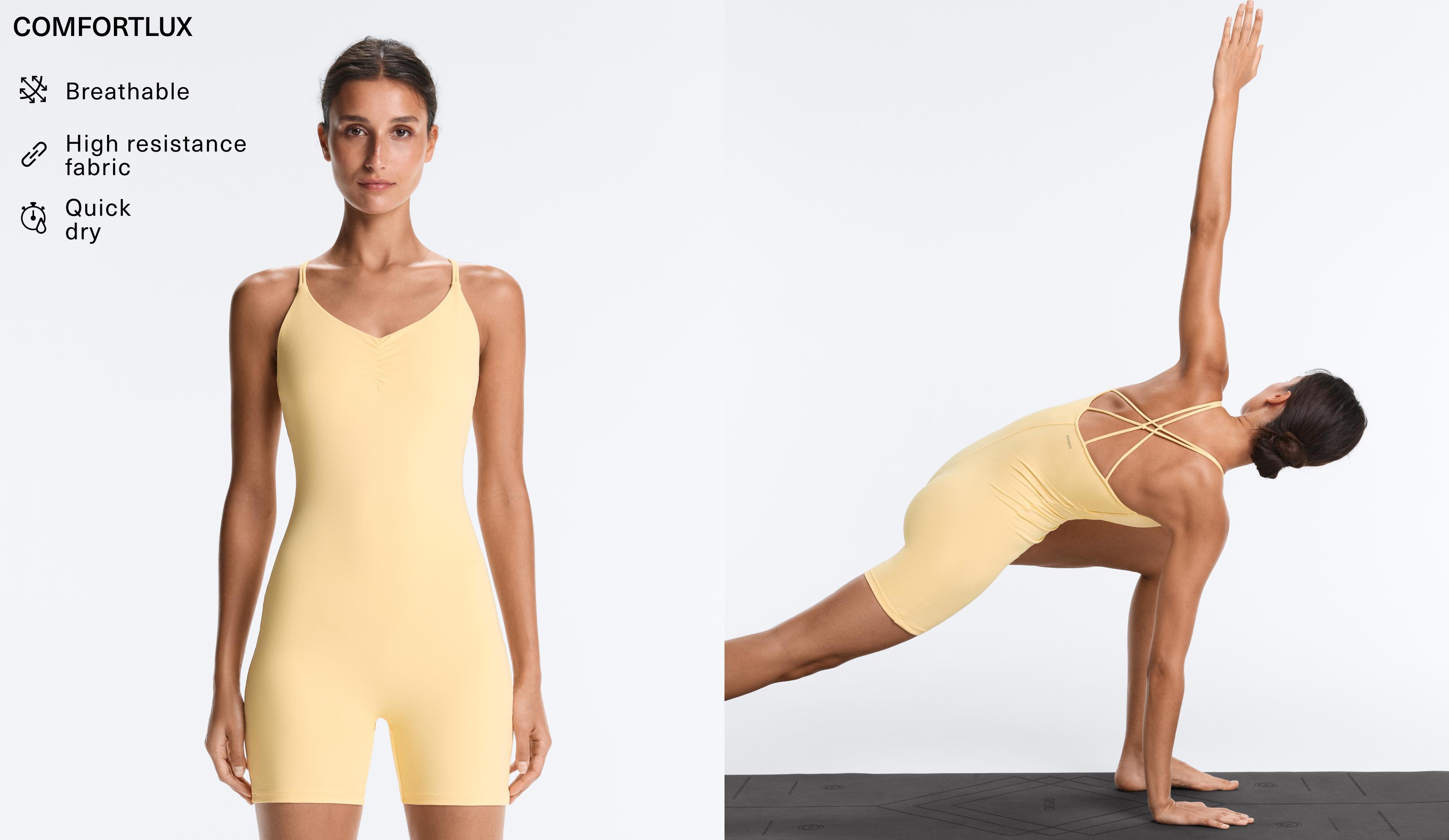 Comfortlux short jumpsuit with knot detail Comfortlux short jumpsuit with knot detail