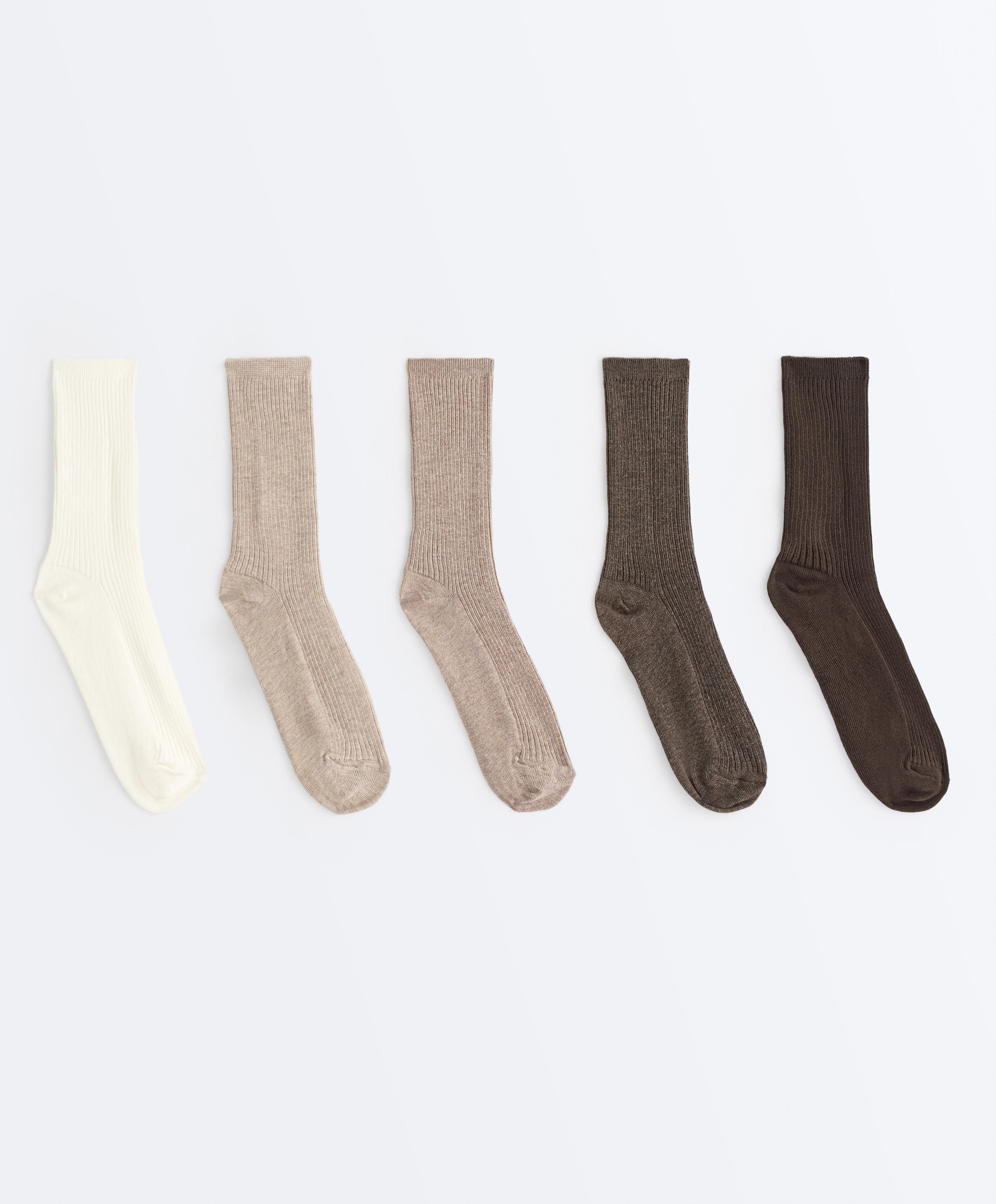 5 pairs of cotton blend classic socks