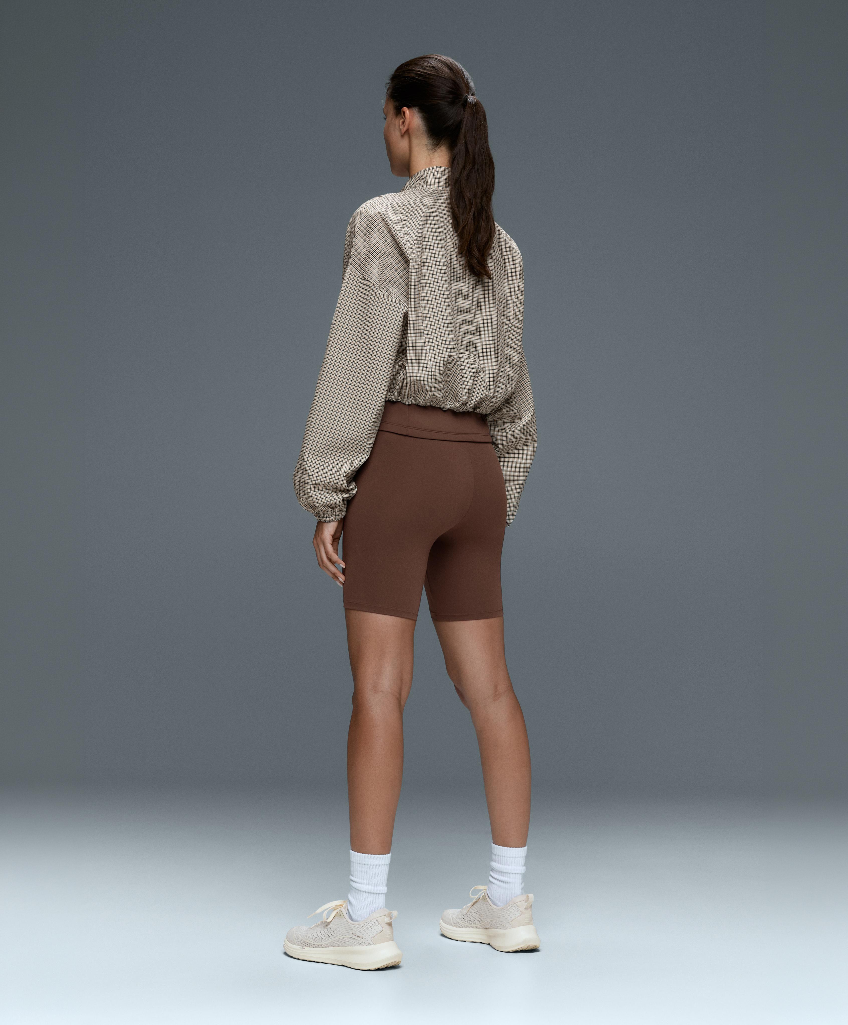 Check print double-layer technical jacket — COCOA