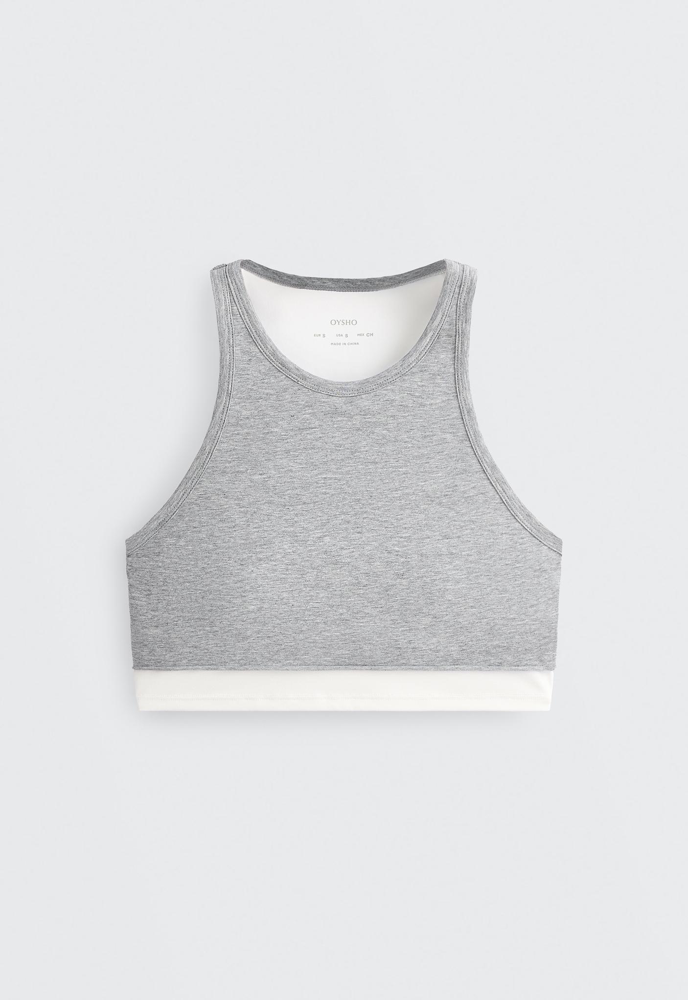 Tank top halter superposición vigoré