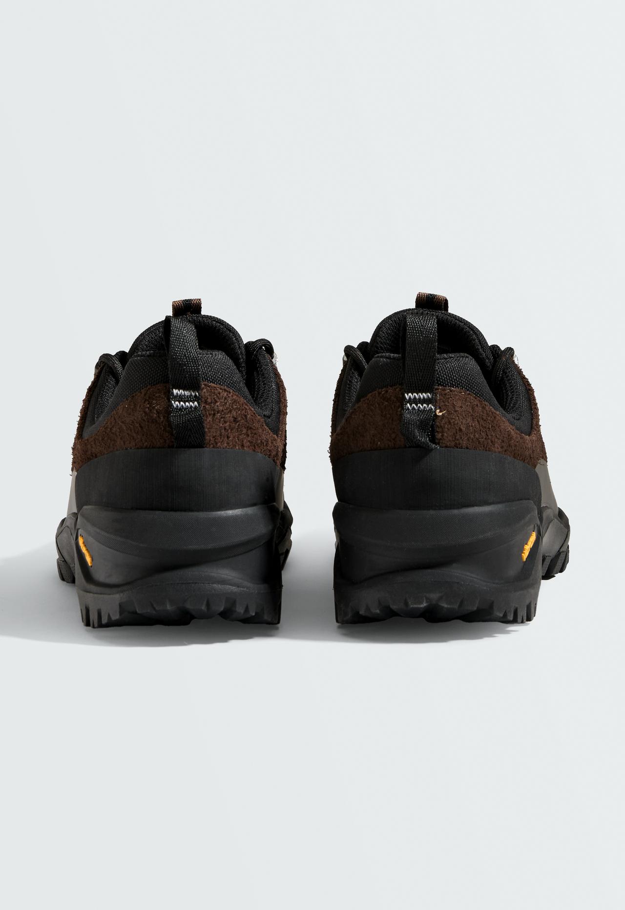 Freetime split-leather trainers — BROWN